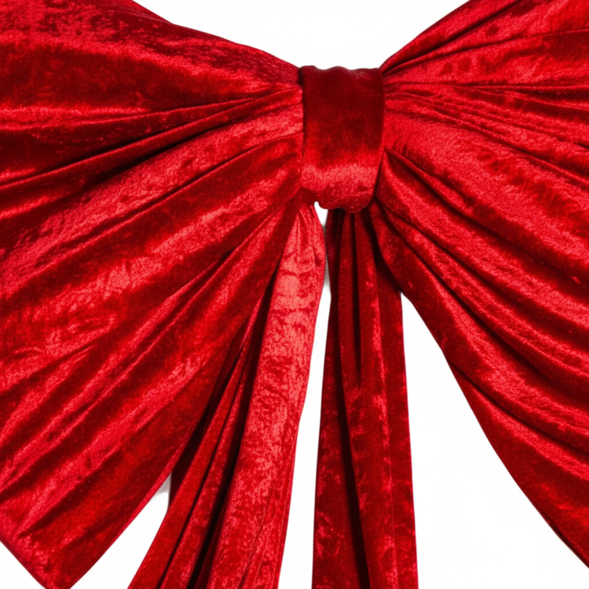 Velvet Giant Fabric Bow for Backdrop - Apple Red - Image 7