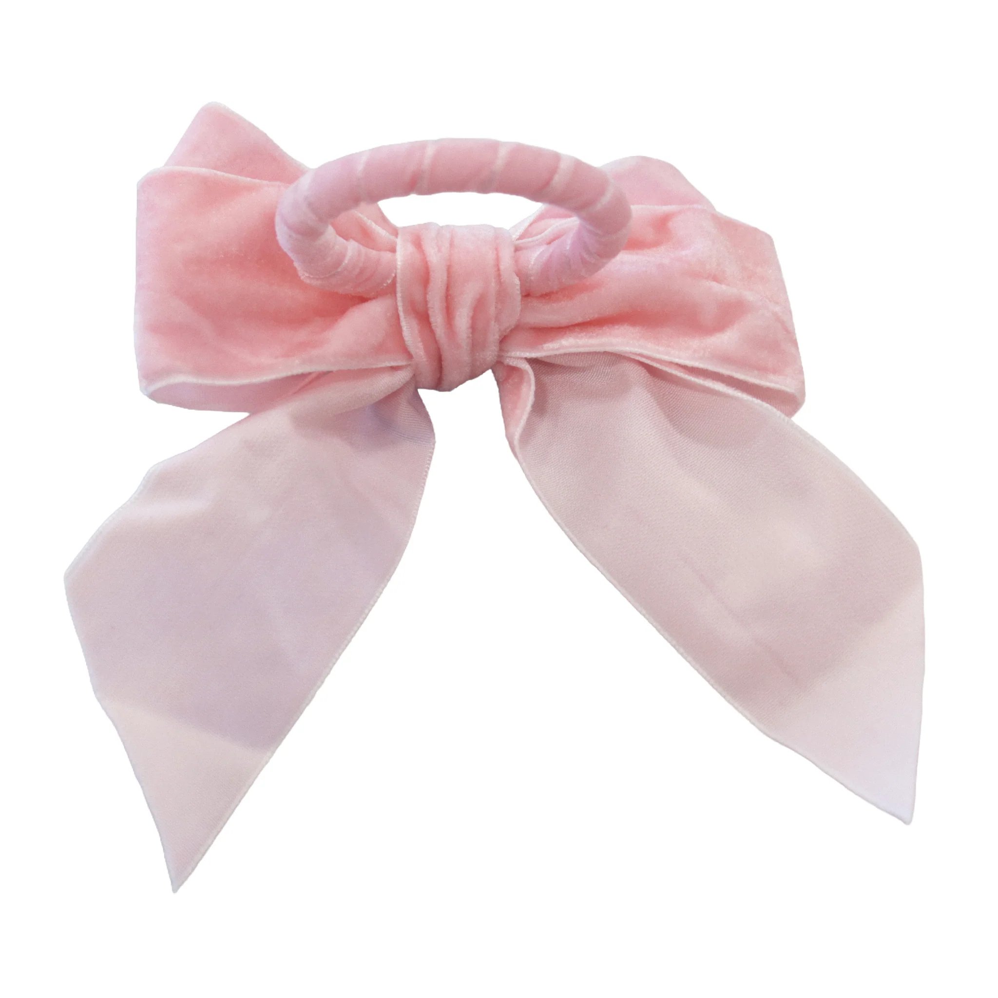 10 pc/pk Velvet Bow-Tie Napkin Ring - Pink - Image 7