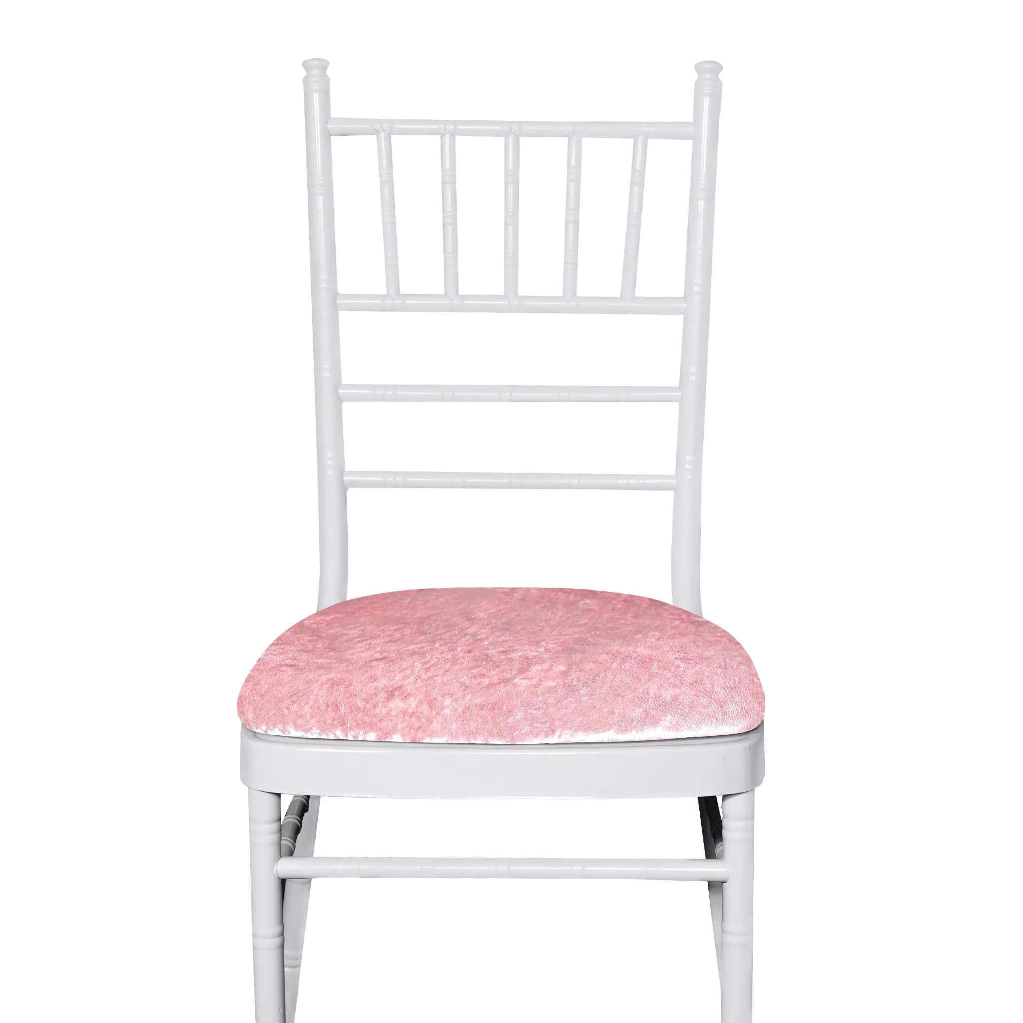 5 pcs/pk Velvet Spandex Chiavari Seat Pad Cover - Dusty Rose/Mauve - Image 5