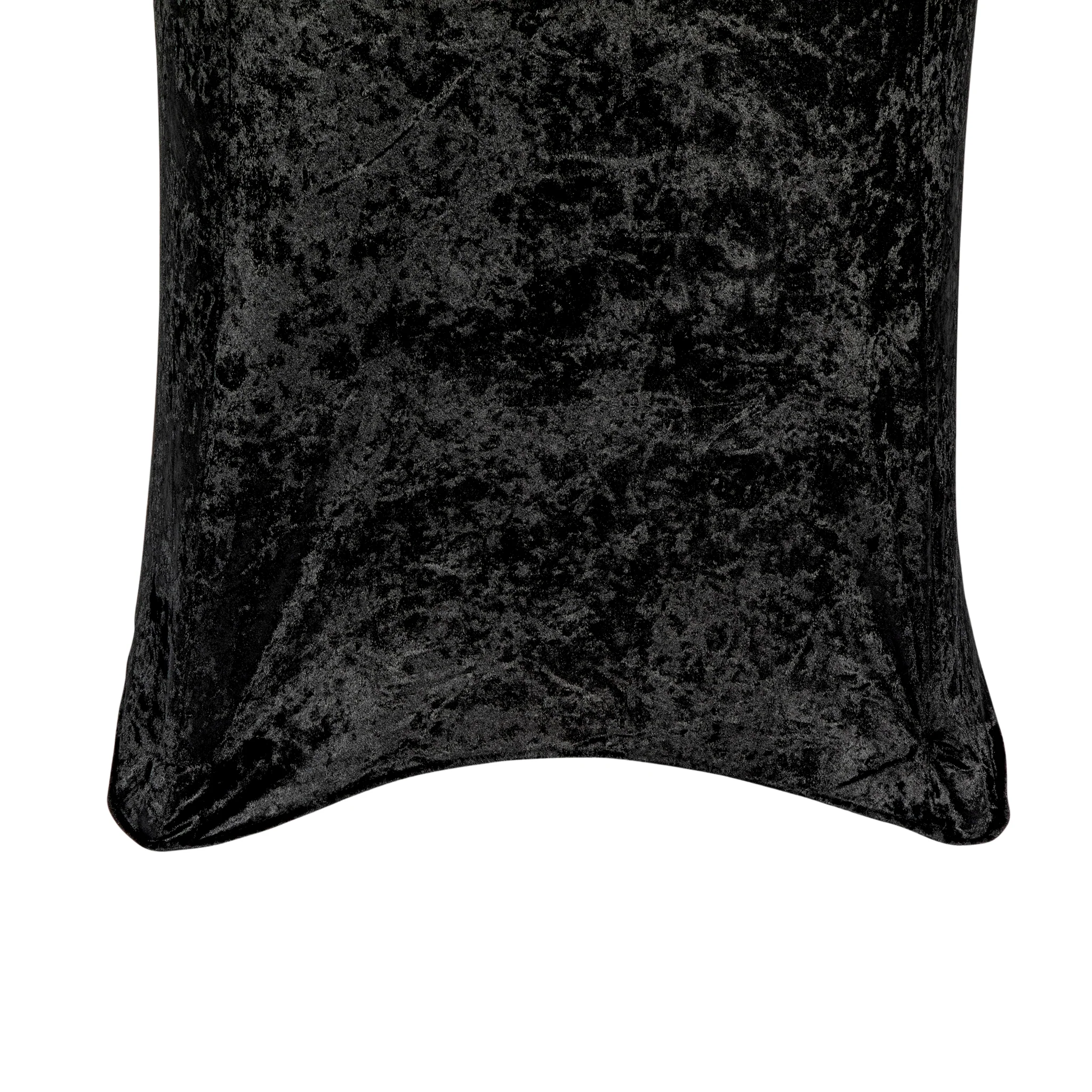 Velvet Spandex Cocktail Table Cover 32" Round - Black - Image 6