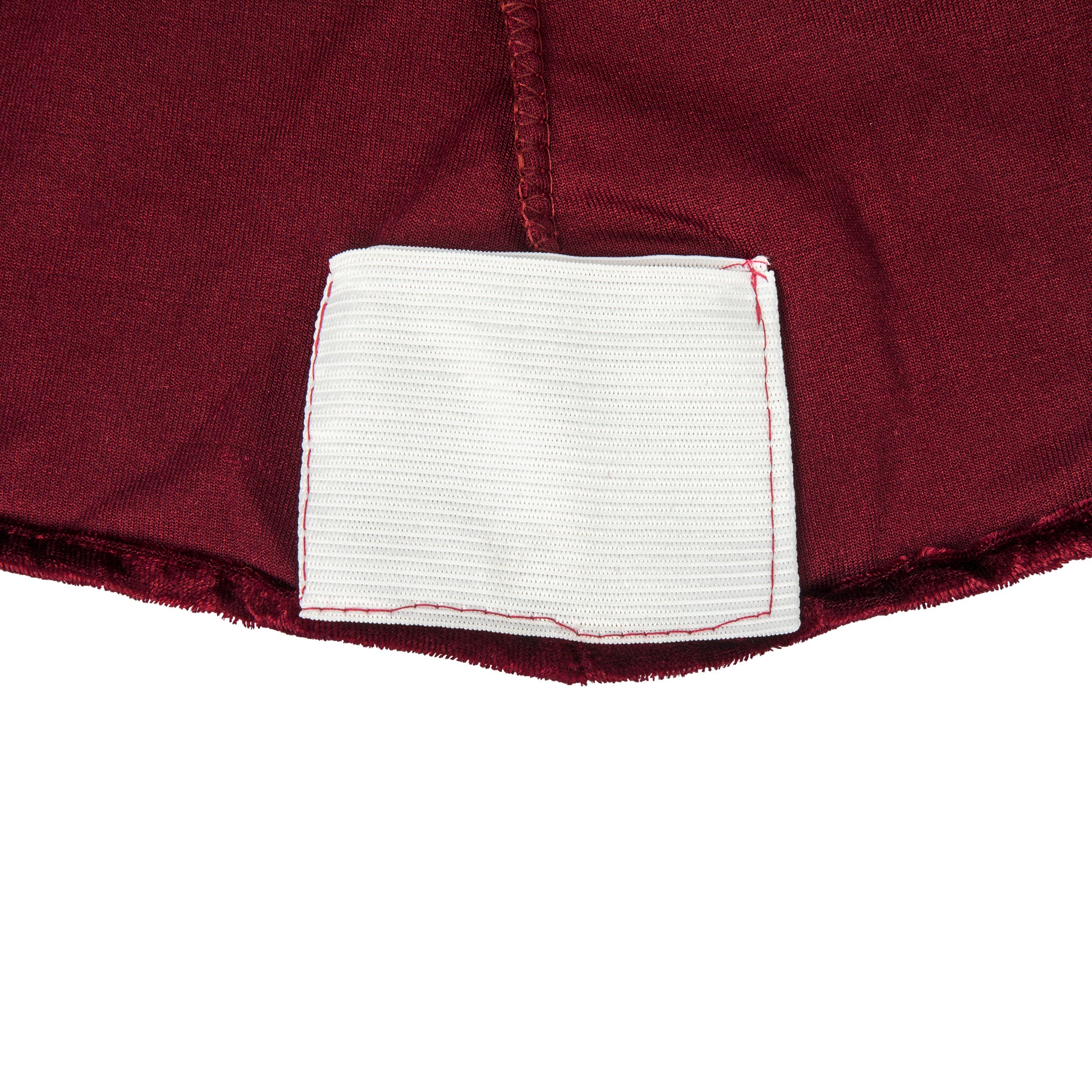 Velvet Spandex Cocktail Table Cover 32" Round - Burgundy - Image 7