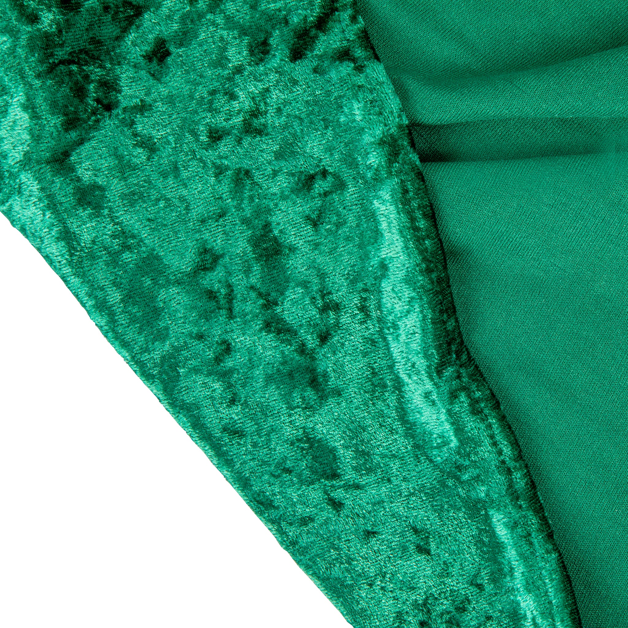 Velvet Spandex Cocktail Table Cover 32" Round - Emerald Green - Image 5