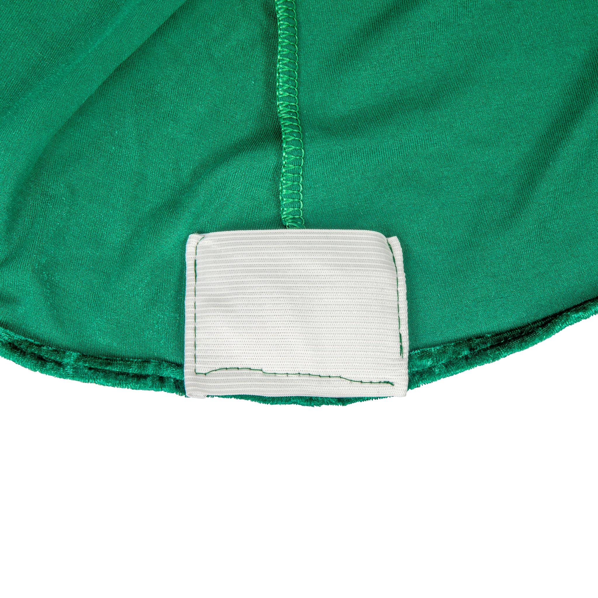 Velvet Spandex Cocktail Table Cover 32" Round - Emerald Green - Image 7