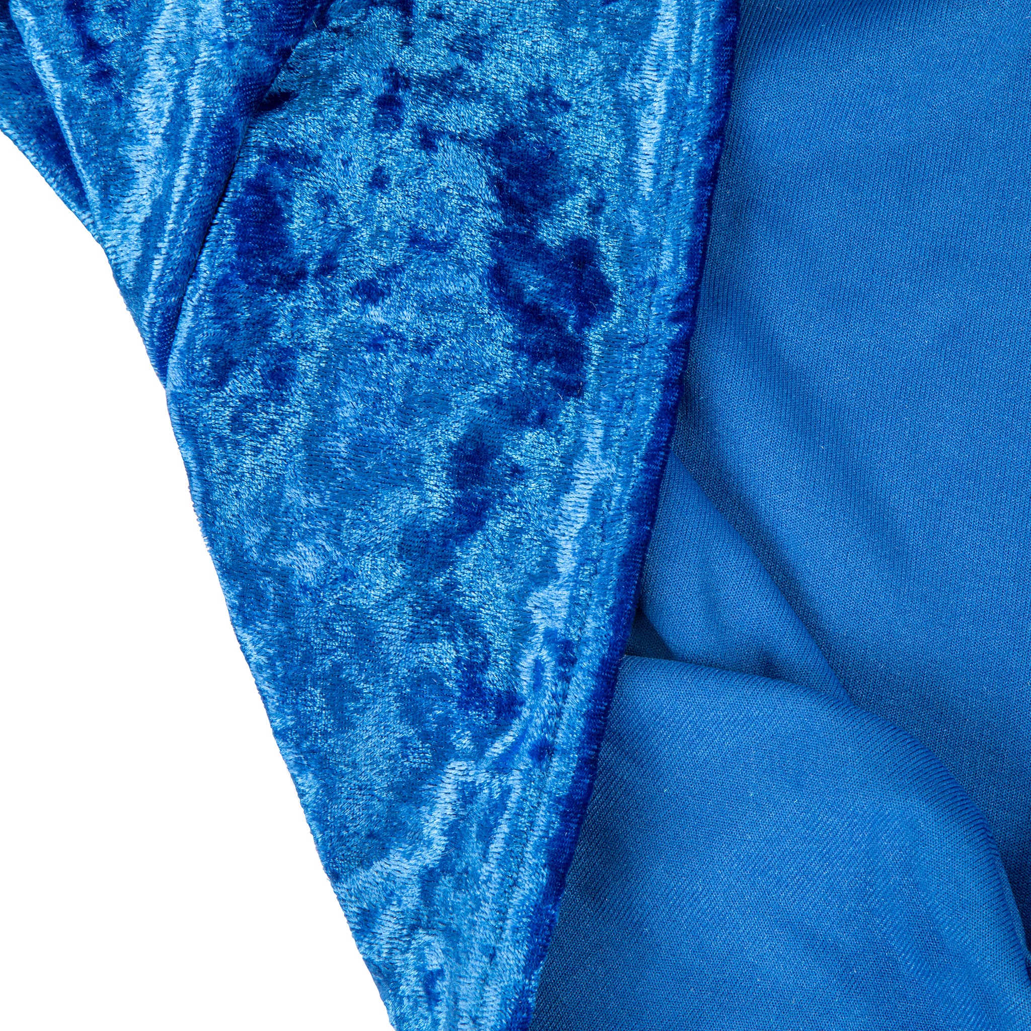 Velvet Spandex Cocktail Table Cover 32" Round - Royal Blue - Image 6