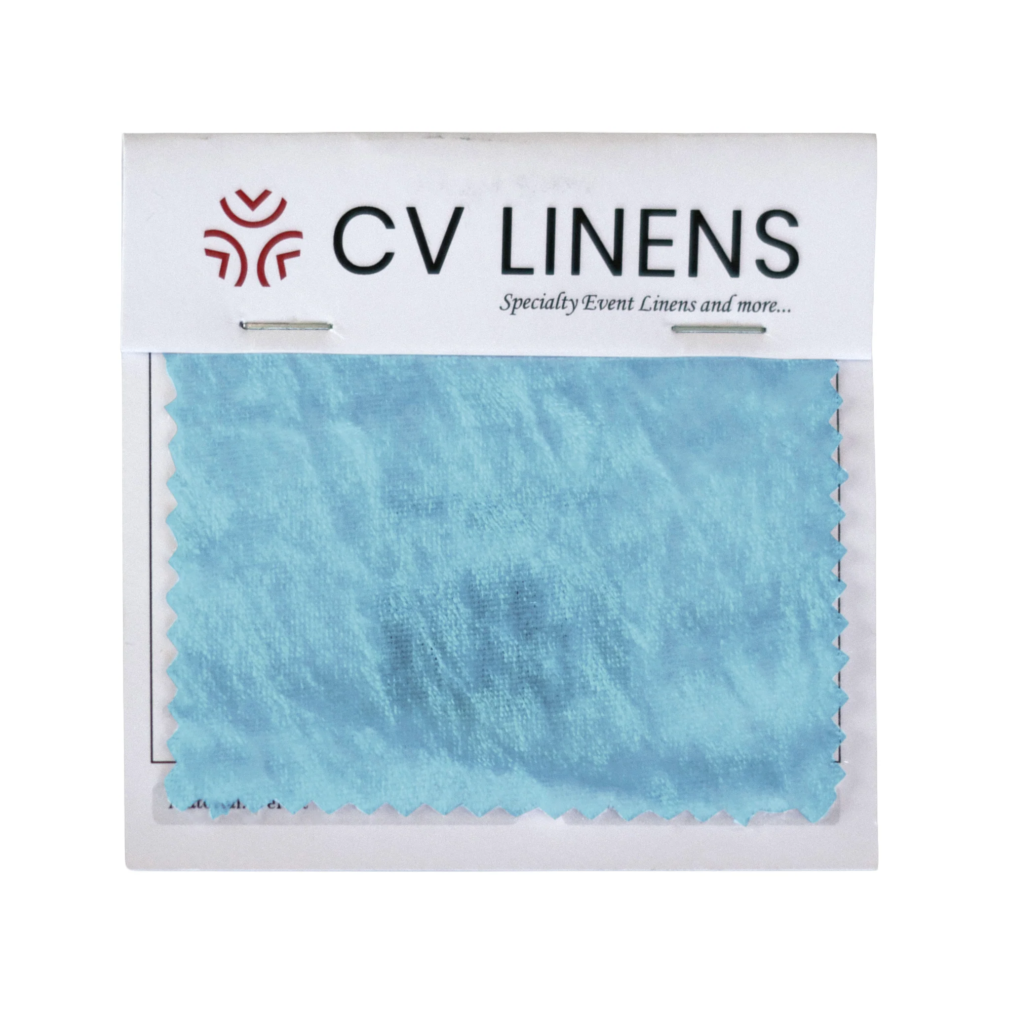 Velvet Swatch Card - Baby Blue