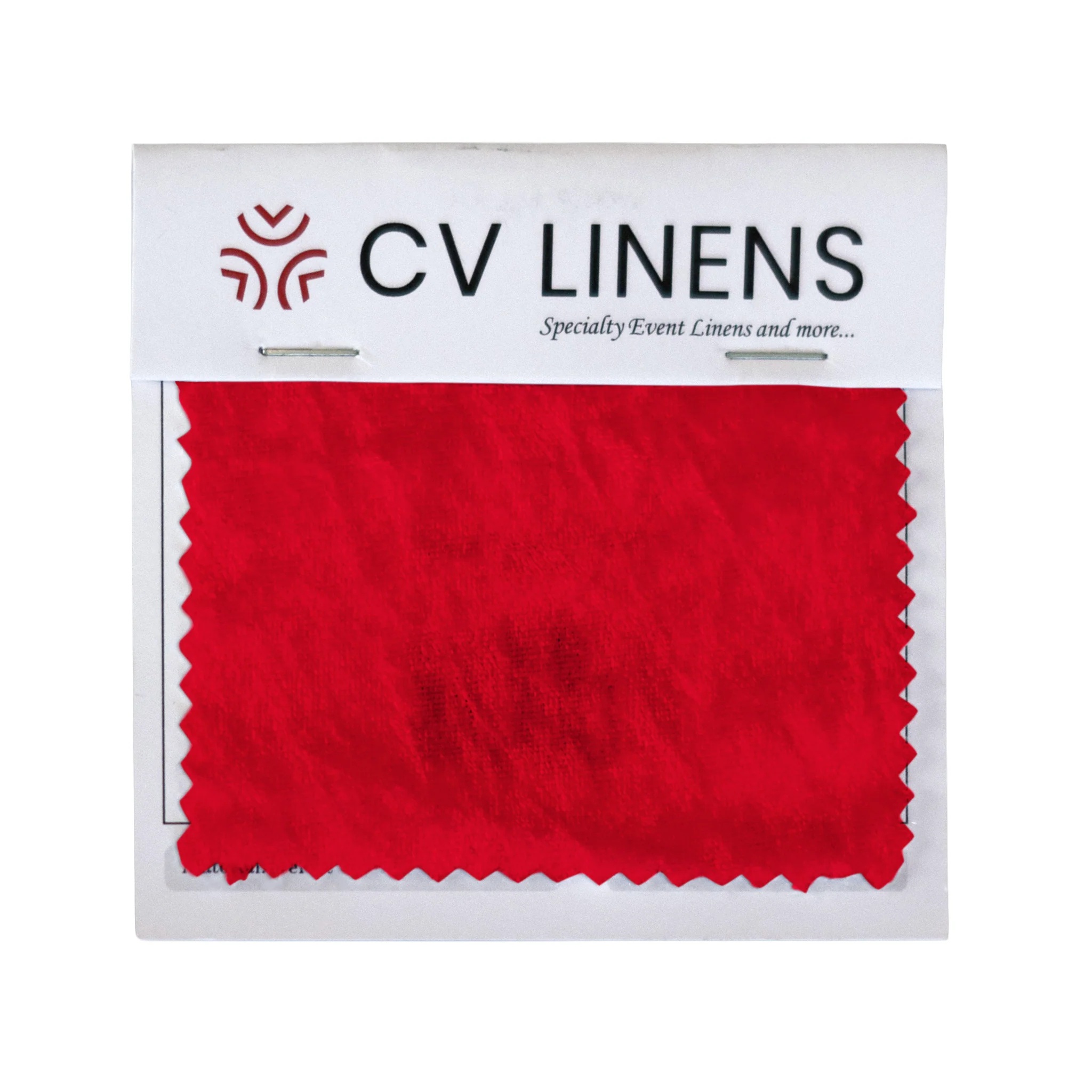 Velvet Swatch Card - Red