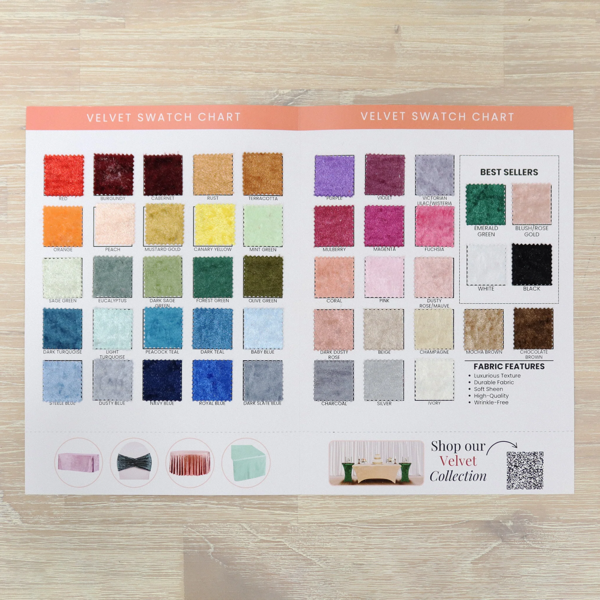 Velvet Swatch Chart - Image 3