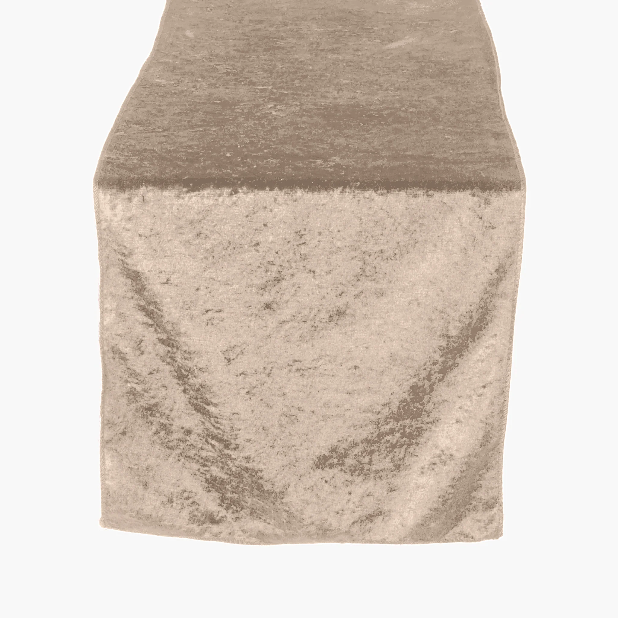 Velvet Table Runner - Beige - Image 2