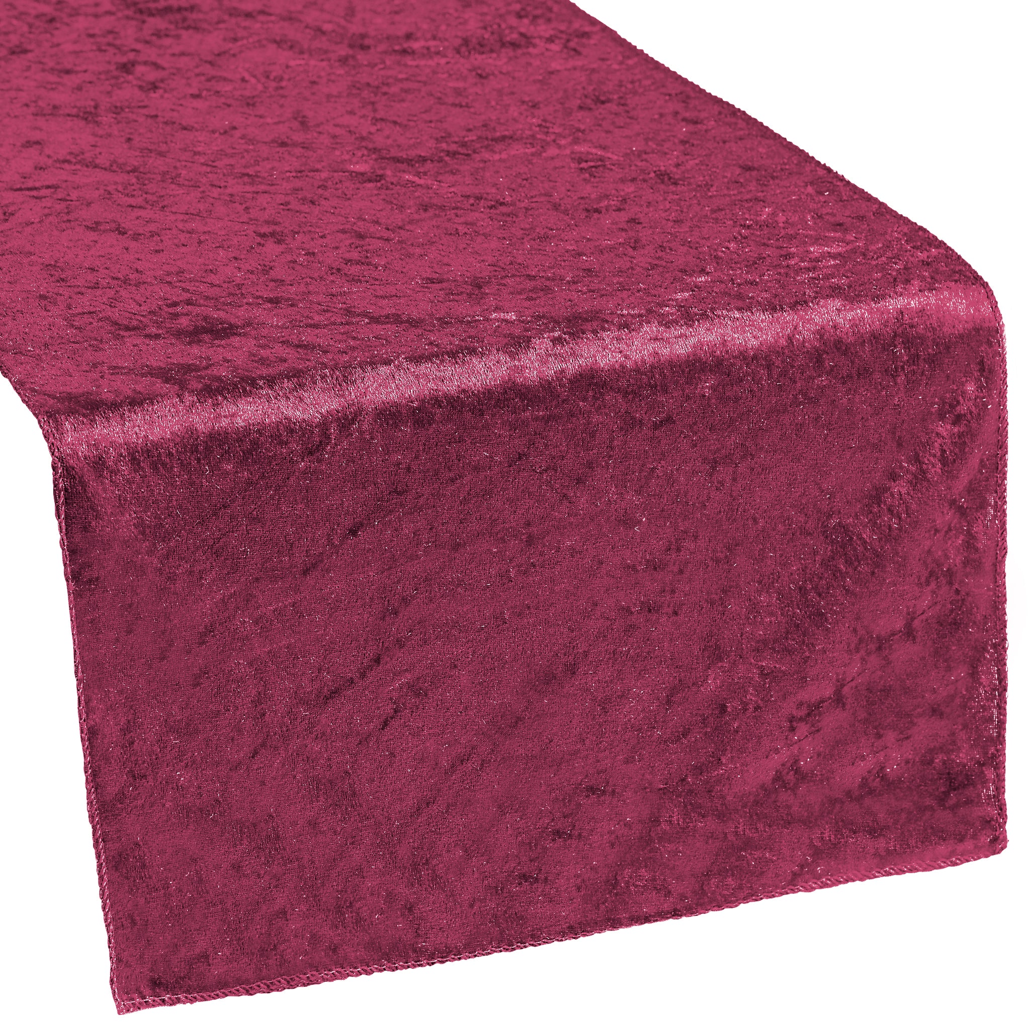 Velvet Table Runner - Burgundy - Image 3