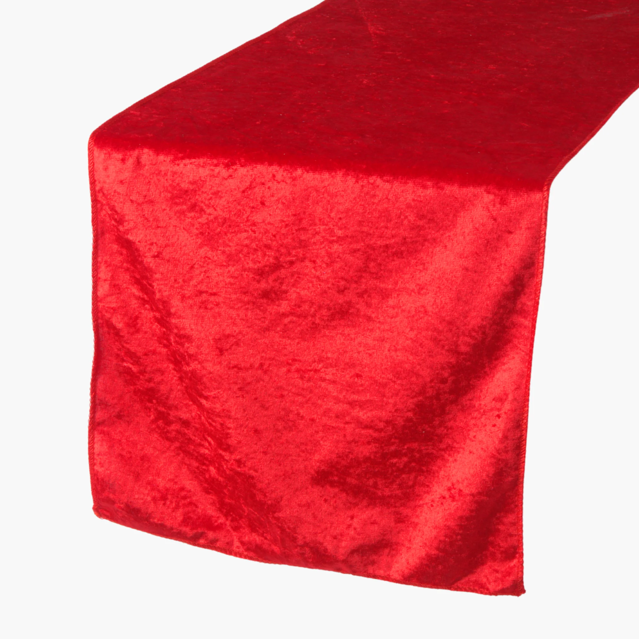 Velvet Table Runner - Red - Image 7