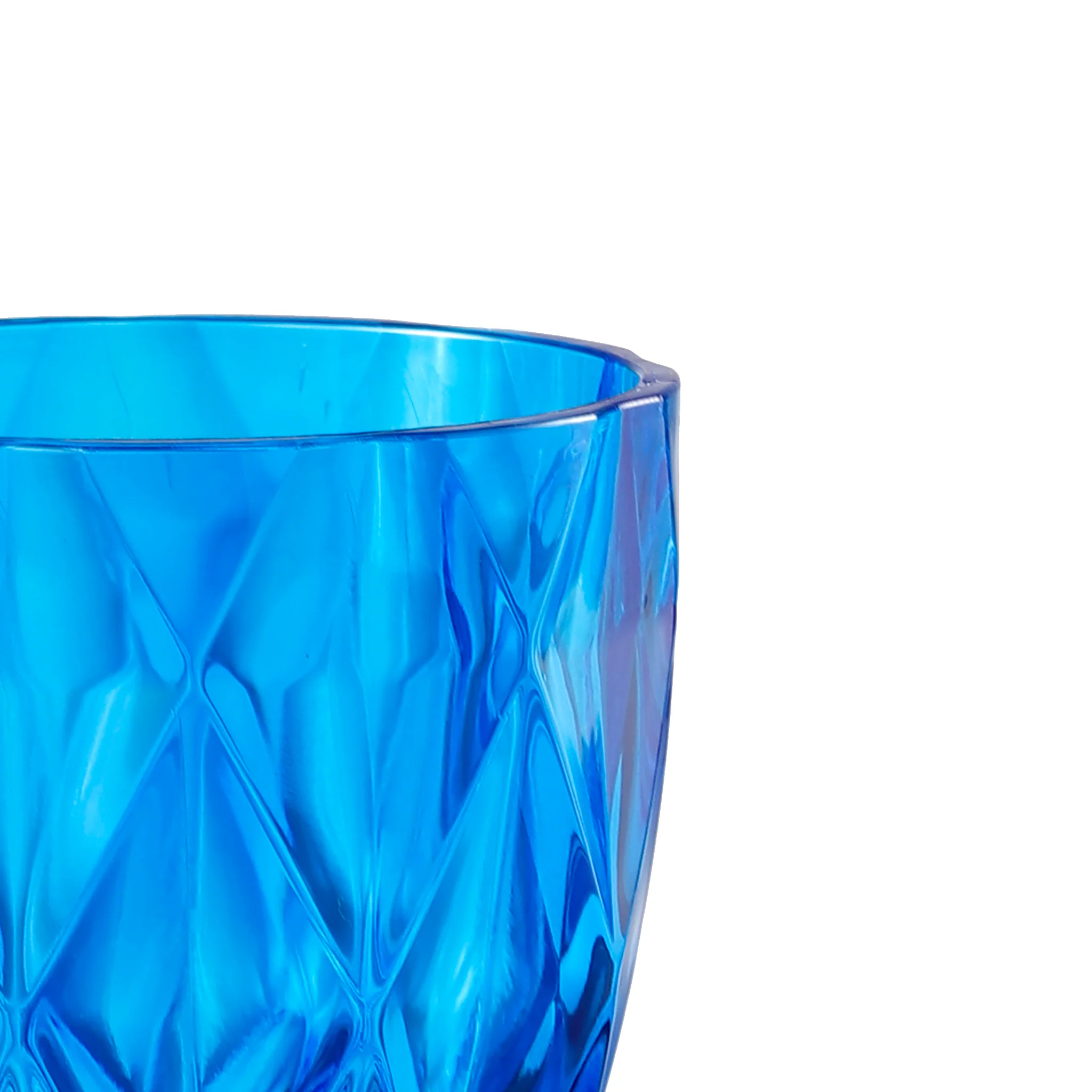 Blue Vintage Acrylic Goblets (6 pcs/pk) - Image 6