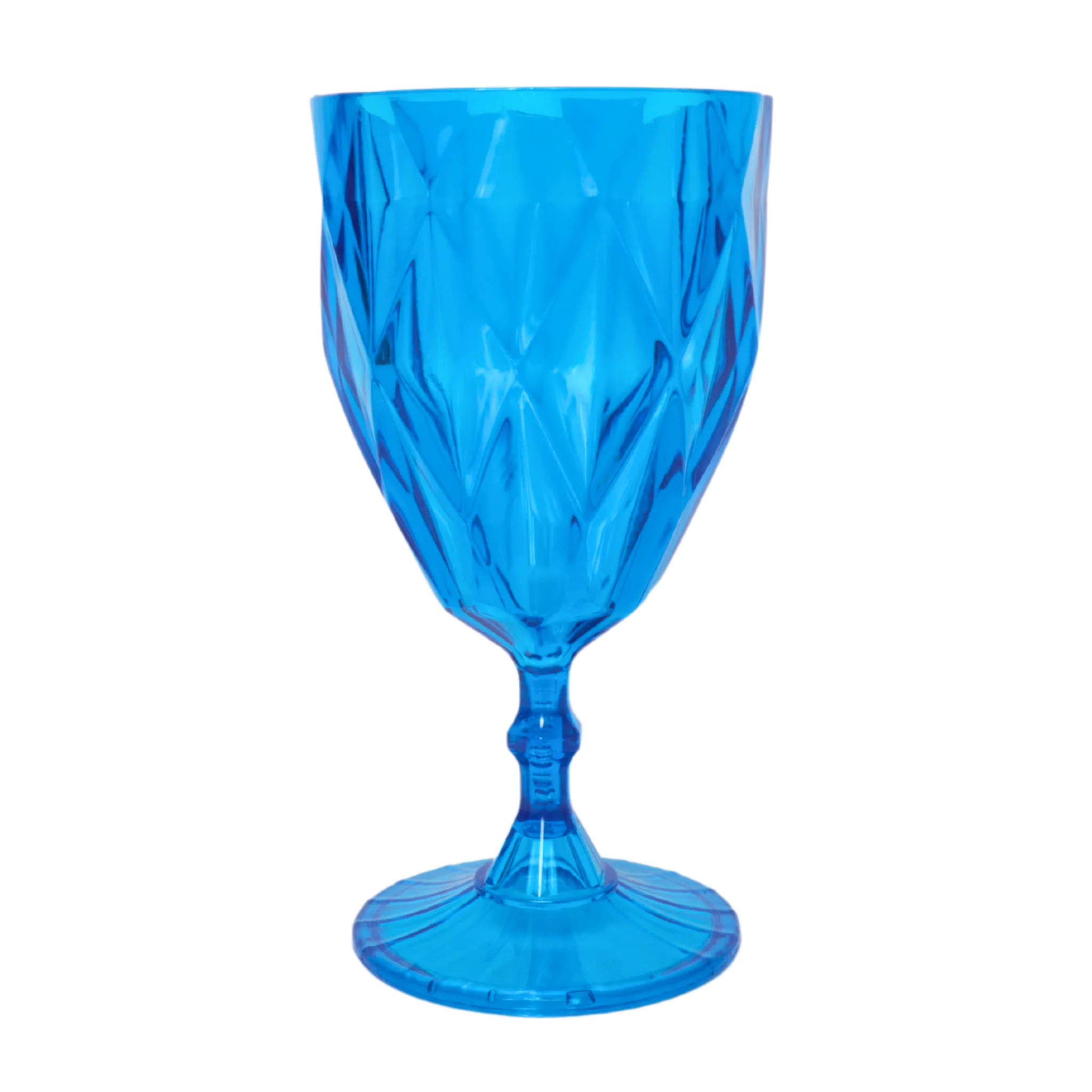 Blue Vintage Acrylic Goblets (6 pcs/pk) - Image 8