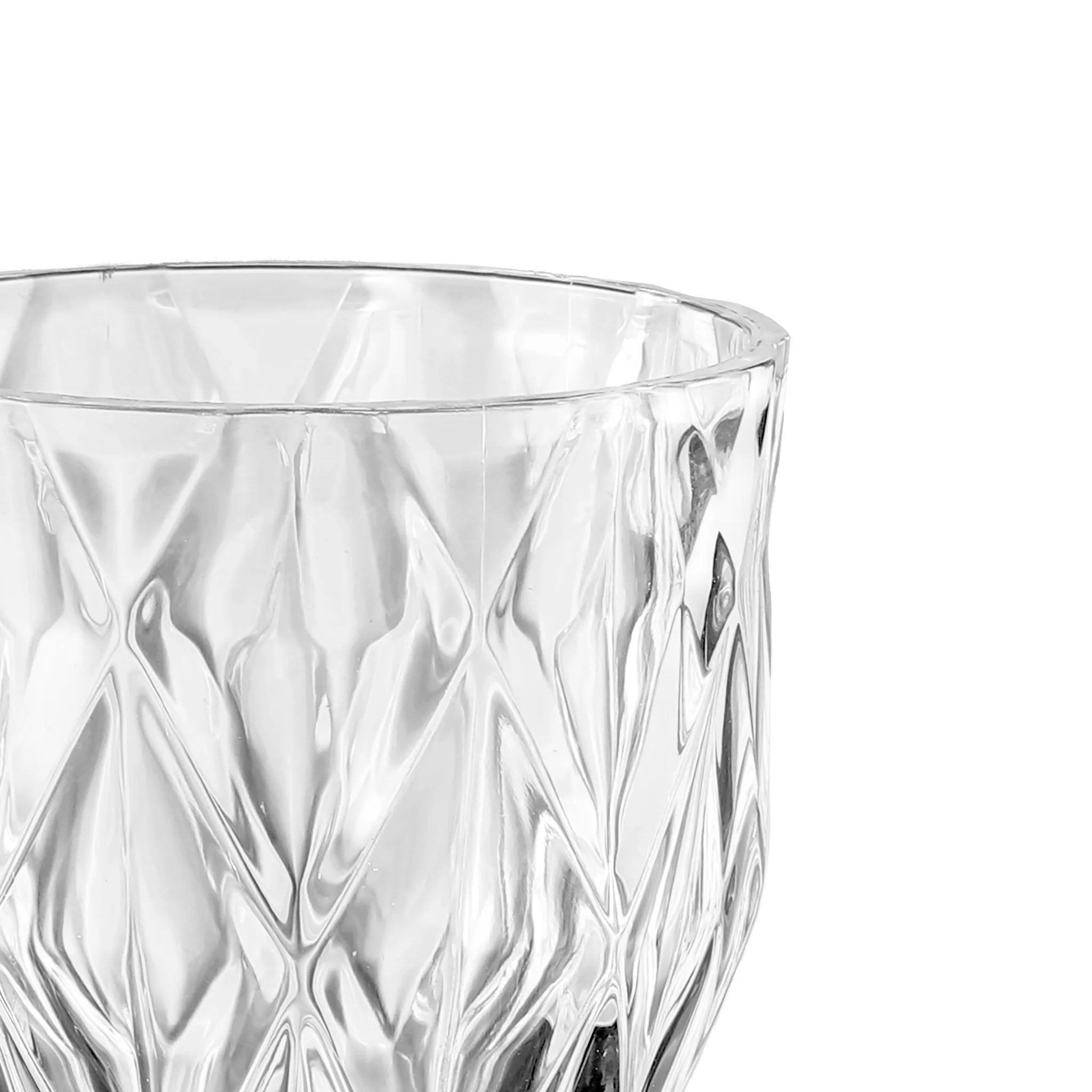Clear Vintage Acrylic Goblets (6 pcs/pk) - Image 8