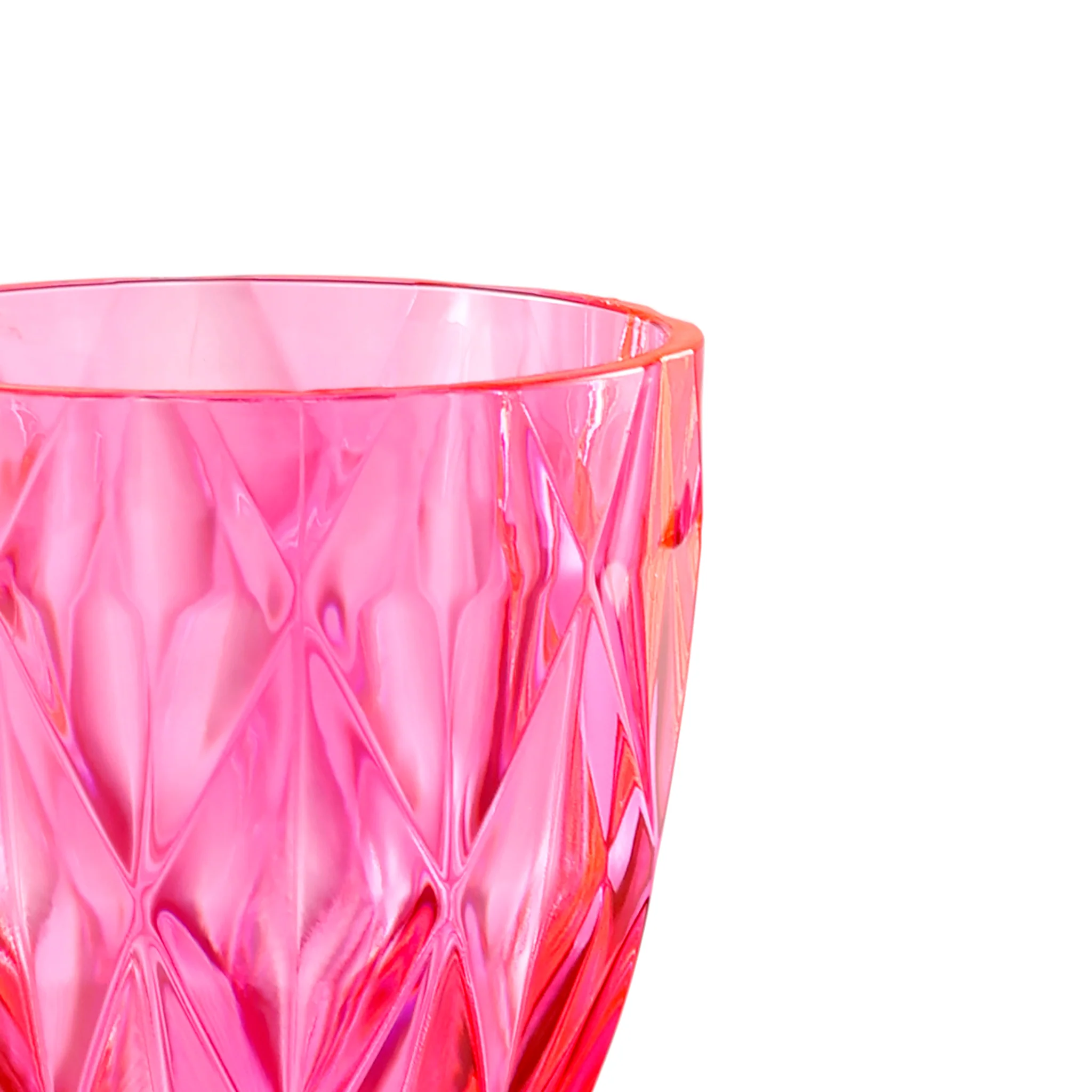 Pink Vintage Acrylic Goblets (6 pcs/pk) - Image 6