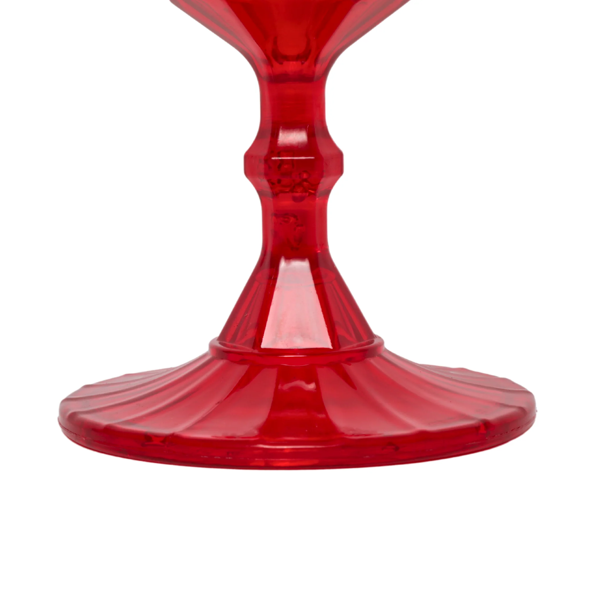 Red Vintage Acrylic Goblets (6 pcs/pk) - Image 8