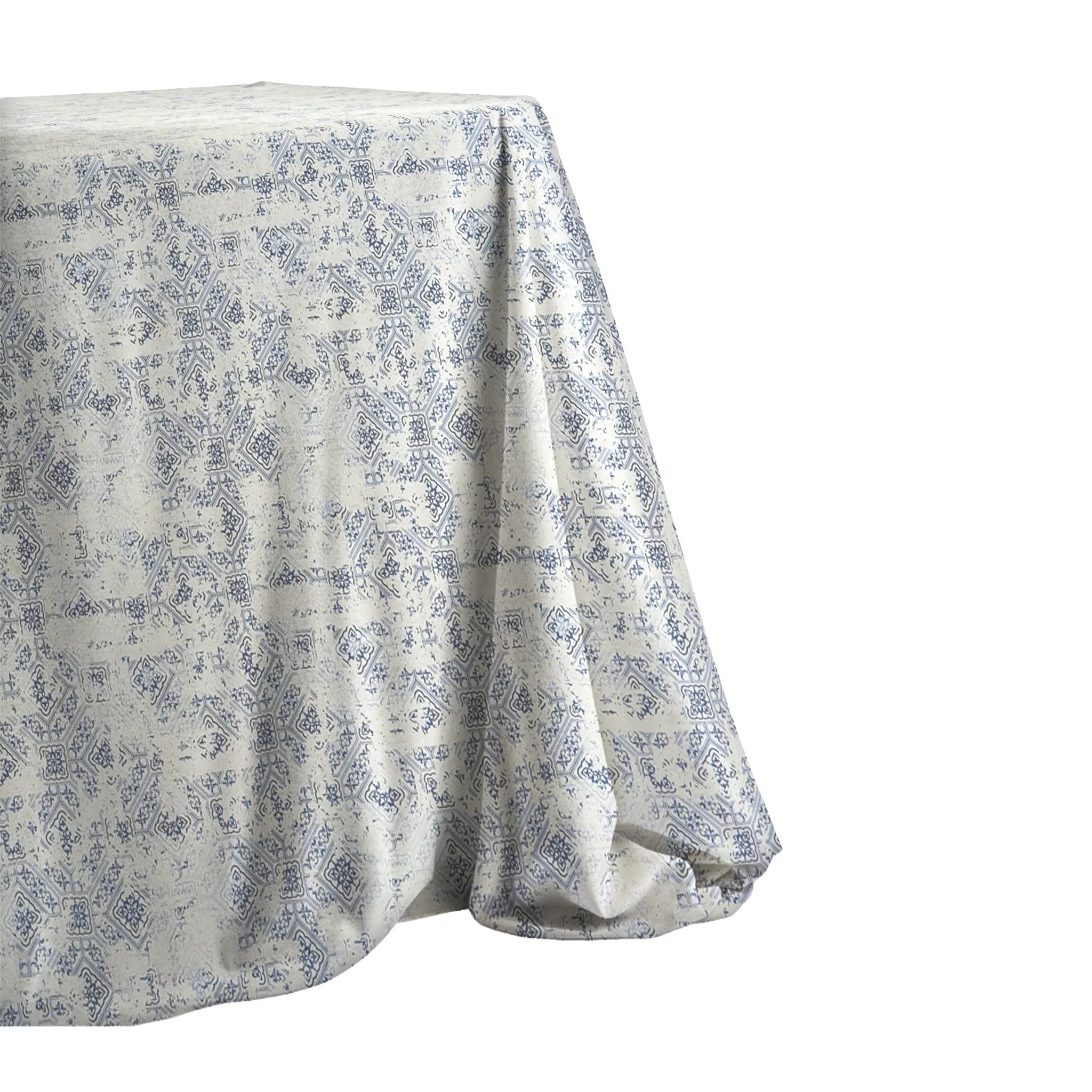Vintage Mediterranean King 108"x156" Rectangular Tablecloth - Image 7
