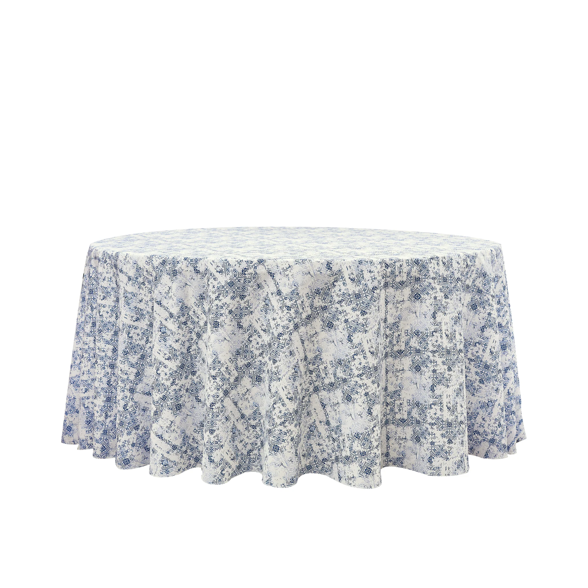 Vintage Mediterranean 120" Round Tablecloth