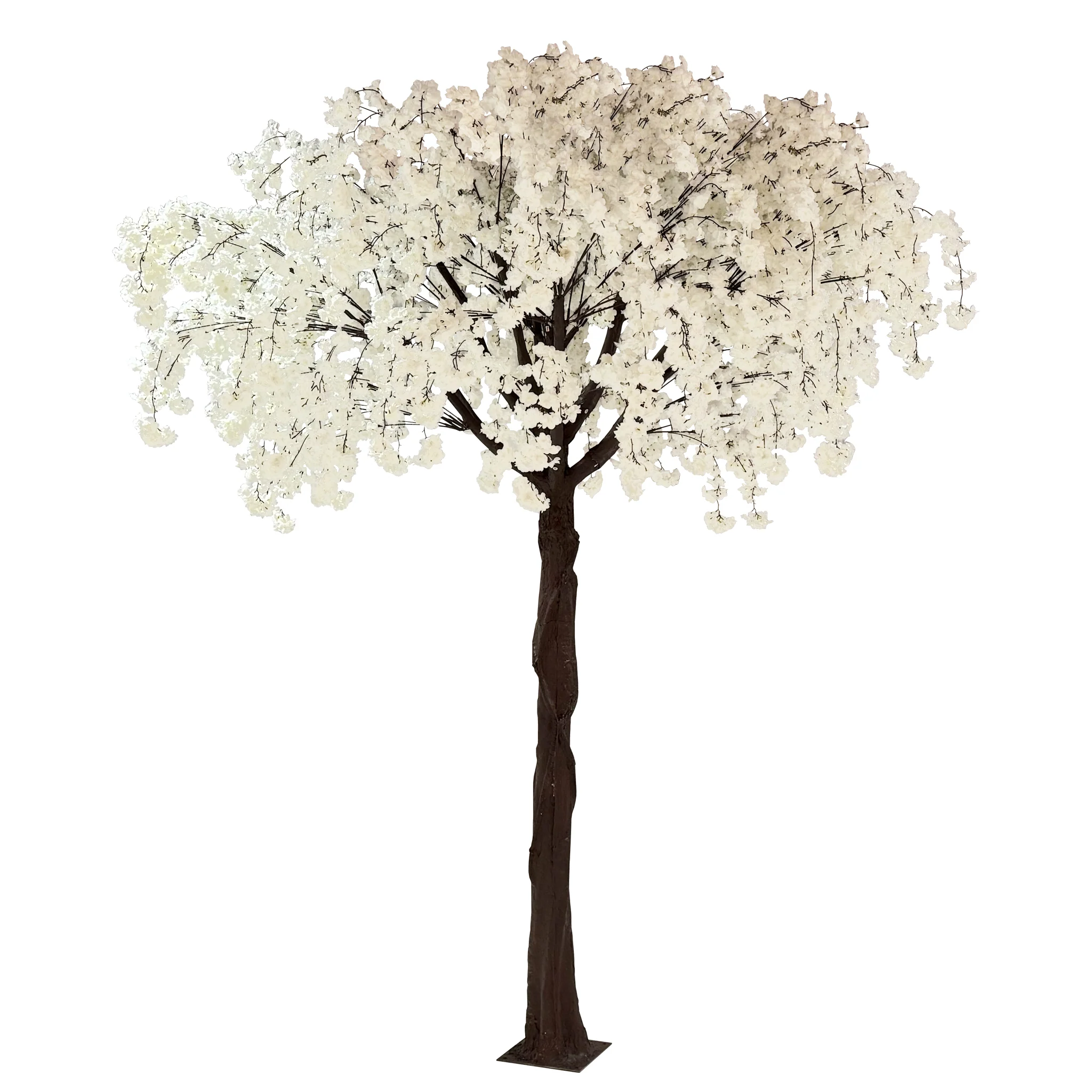 9.5ft Weeping Cherry Blossom Tree - White