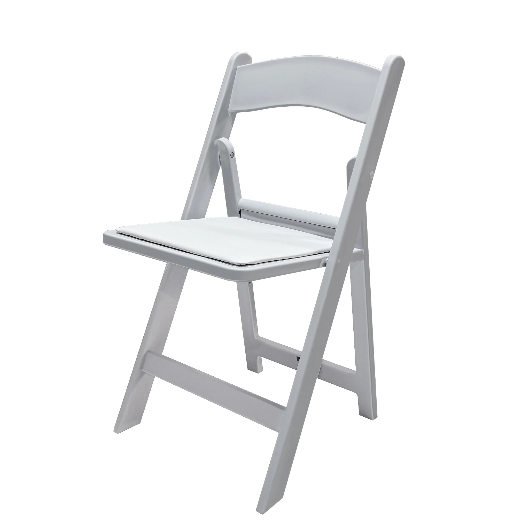 White Resin Folding Chair 4pc/pk