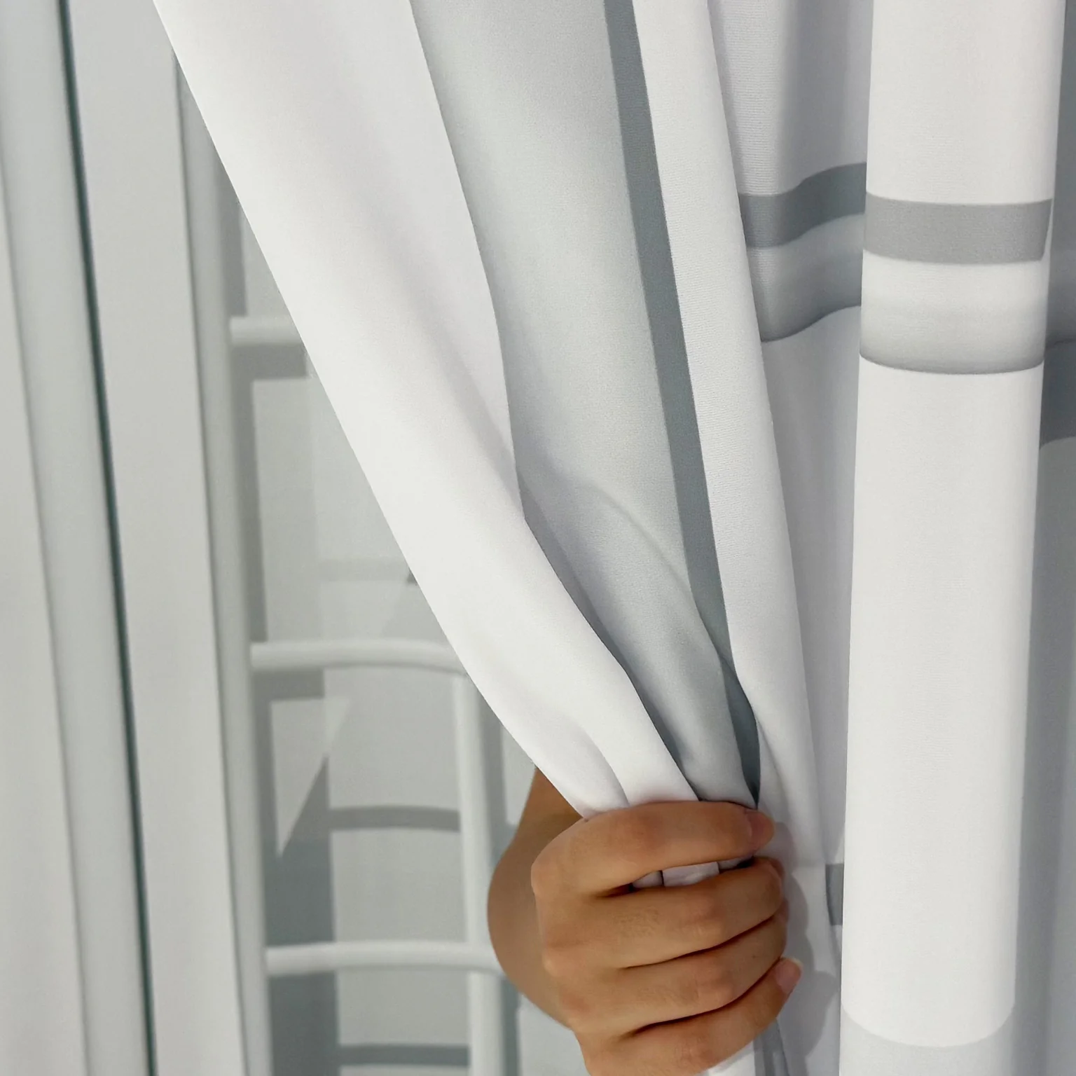 White Telephone Booth Printed Backdrop Spandex Cover - Image 5