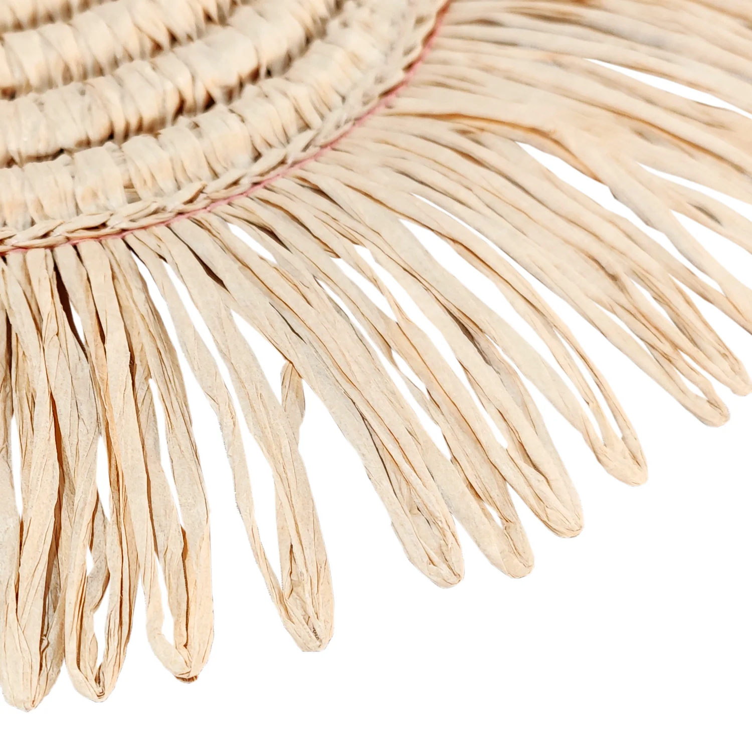 4pc/set Woven Fringe 15" Placemats - Blush/Rose Gold - Image 3